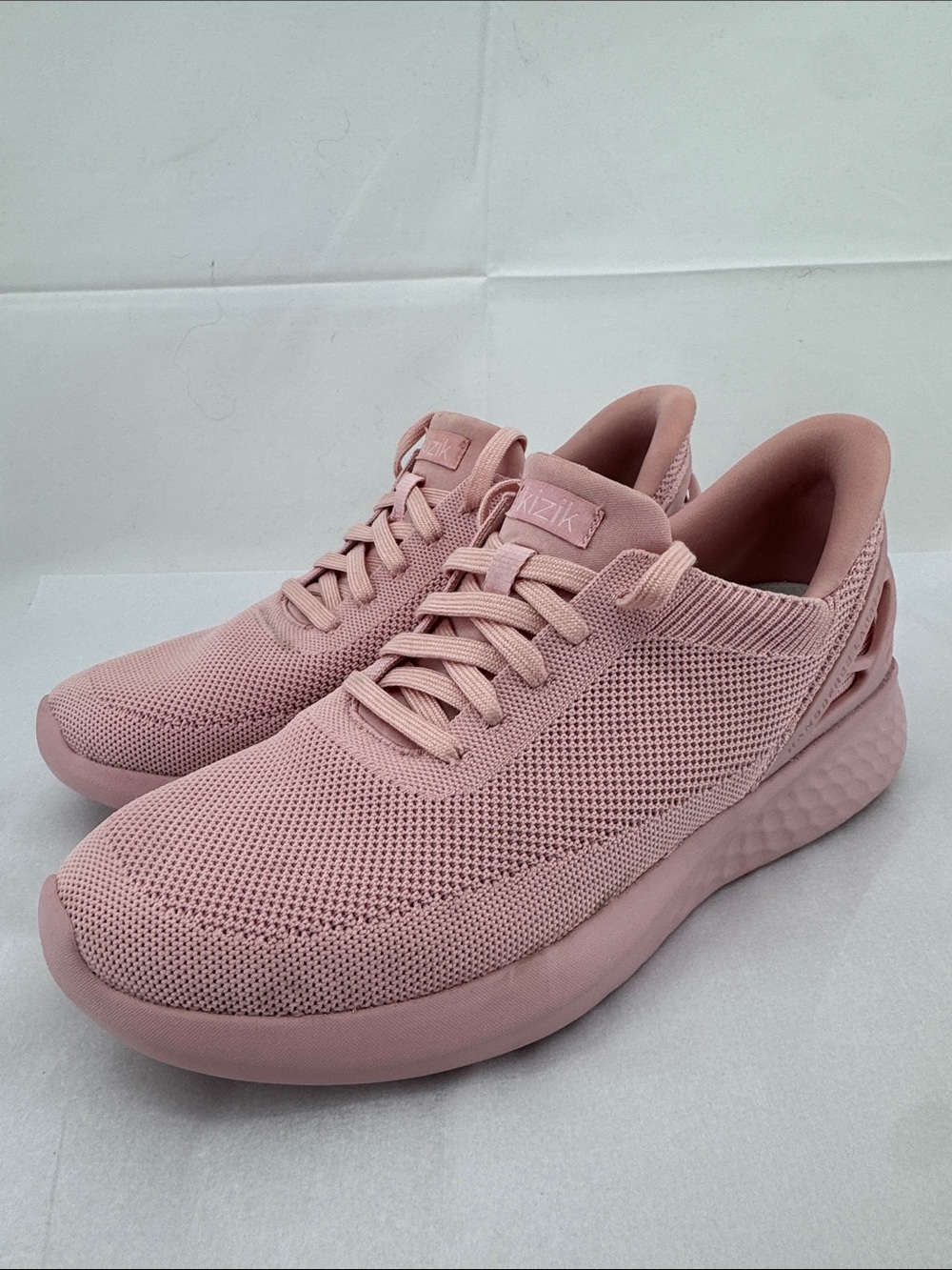 Kizik Womens Athens Pink Hands-free Slip-on Sneakers Tennis Shoes, sz 10.5